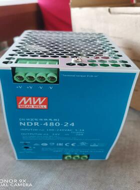 明玮电源NDR-480-24，全新未用，项目剩余全新的