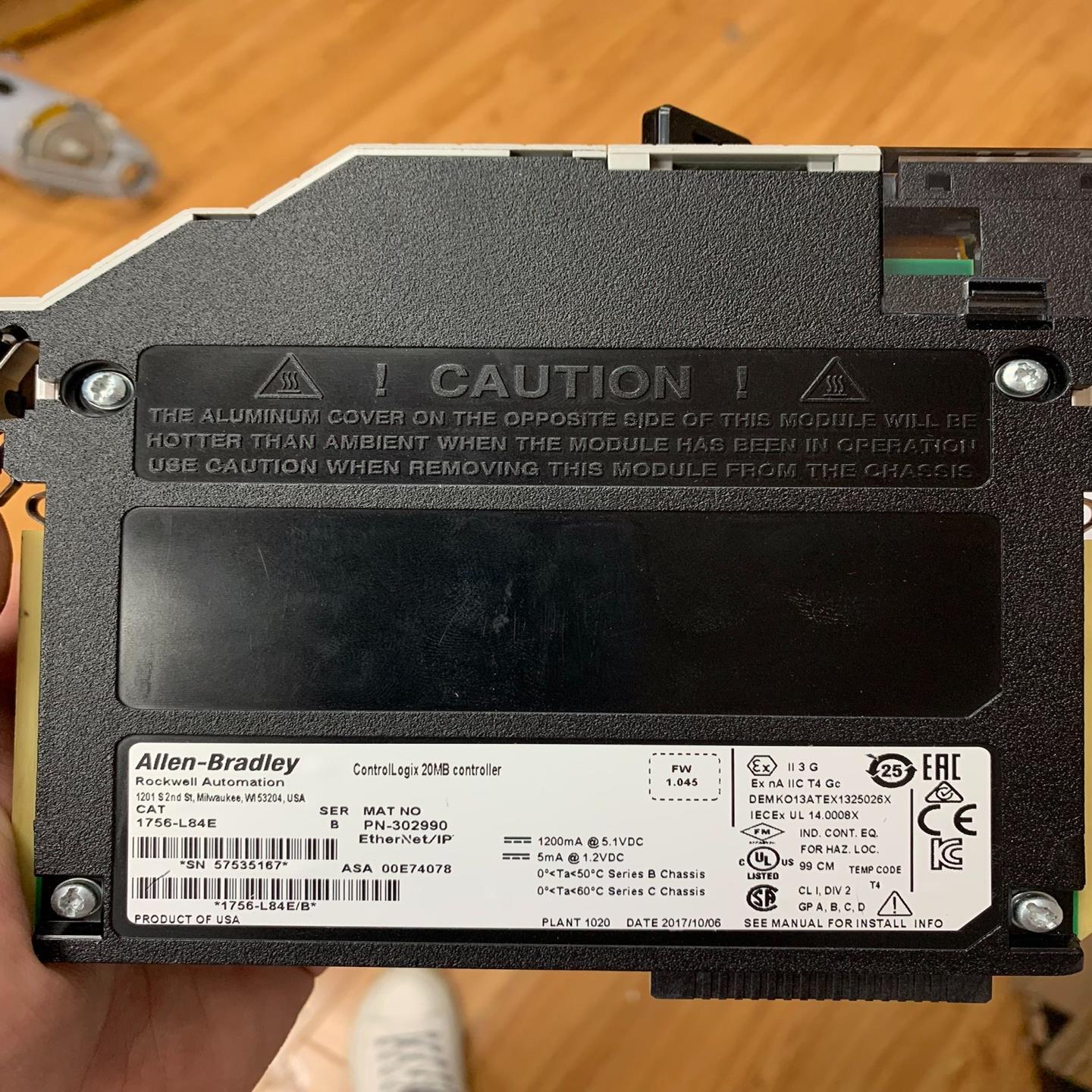 1756-L84E  A-B罗克韦尔模块