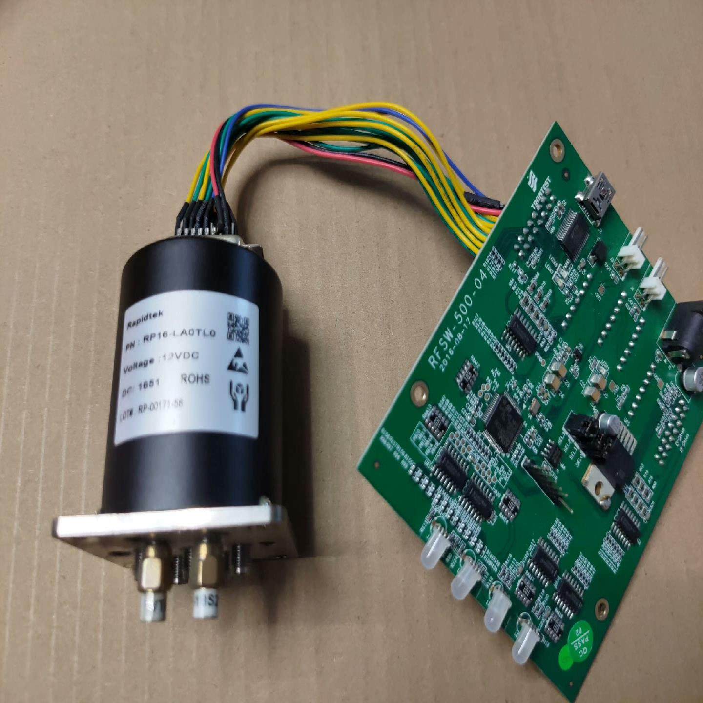 [德峰]Rapidtek射频开关RP16-LA0TL0，0-18GH