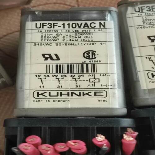 KUHNKE德国UF3F-110VAC  N继电器昆科带