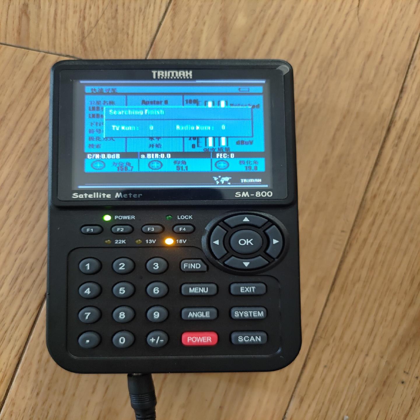 [德峰]TRIMAX SM-800，上电如图，光机器，无其他，要的直