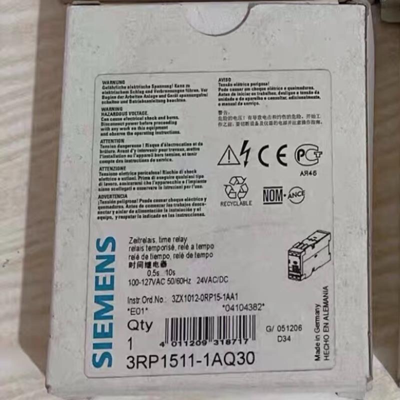 （设备配件）西门子时间继电器3RP1511-1AP30