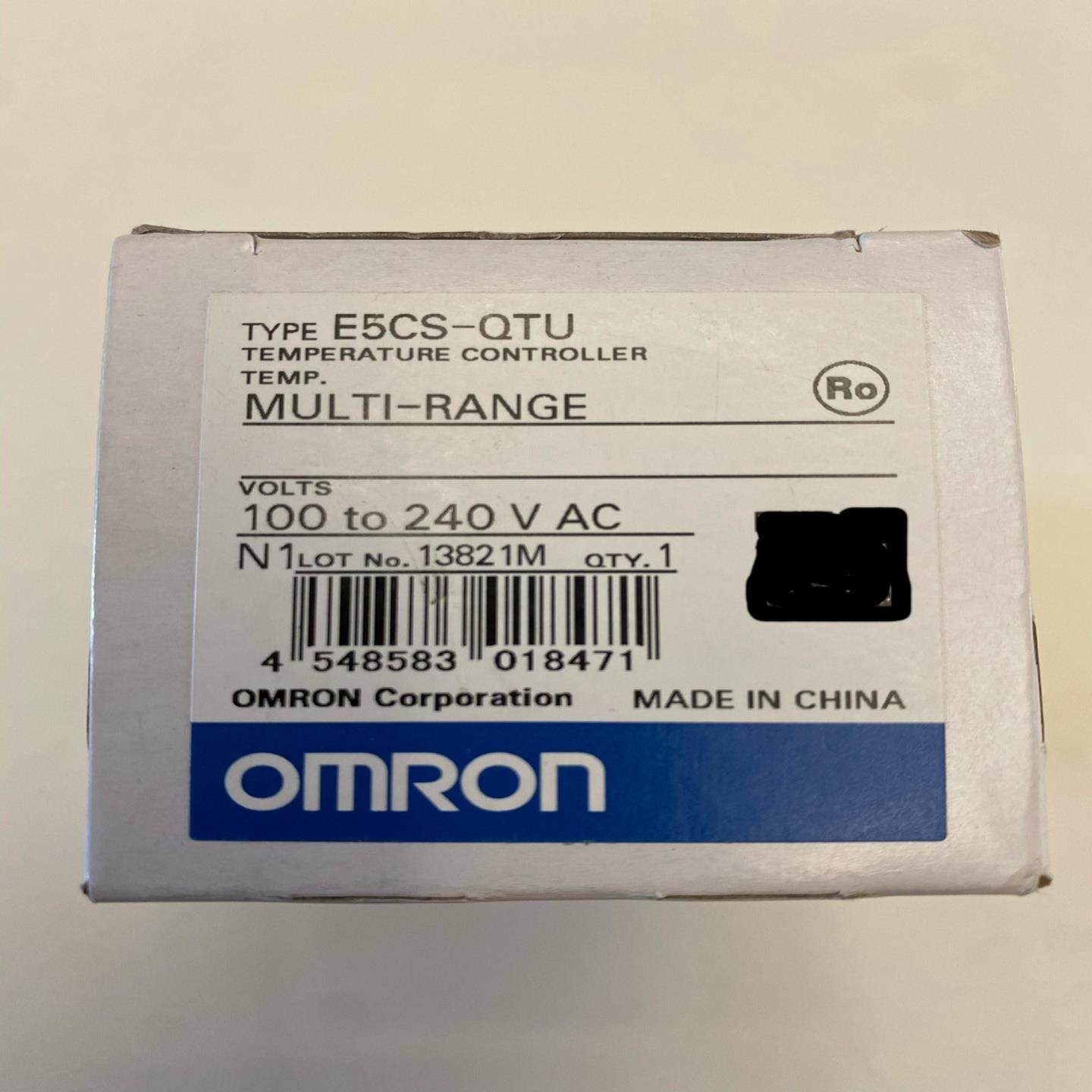 正品温控仪E5CS-QTU，100-240VAC，现货