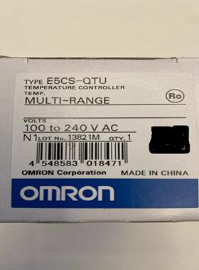 正品温控仪E5CS-QTU，100-240VAC，现货