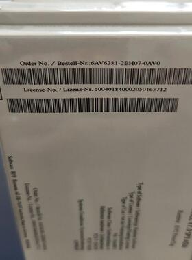 议~6av6381-2bh07-0av0   8个