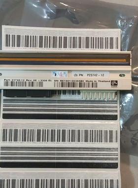 p23742-12 斑马打印头  中间有轻微断线  需