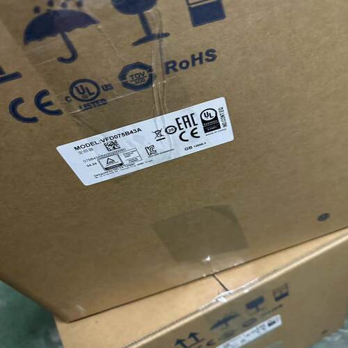 {莱茵电子商行}台达变频器VFD075B43A 便宜卖