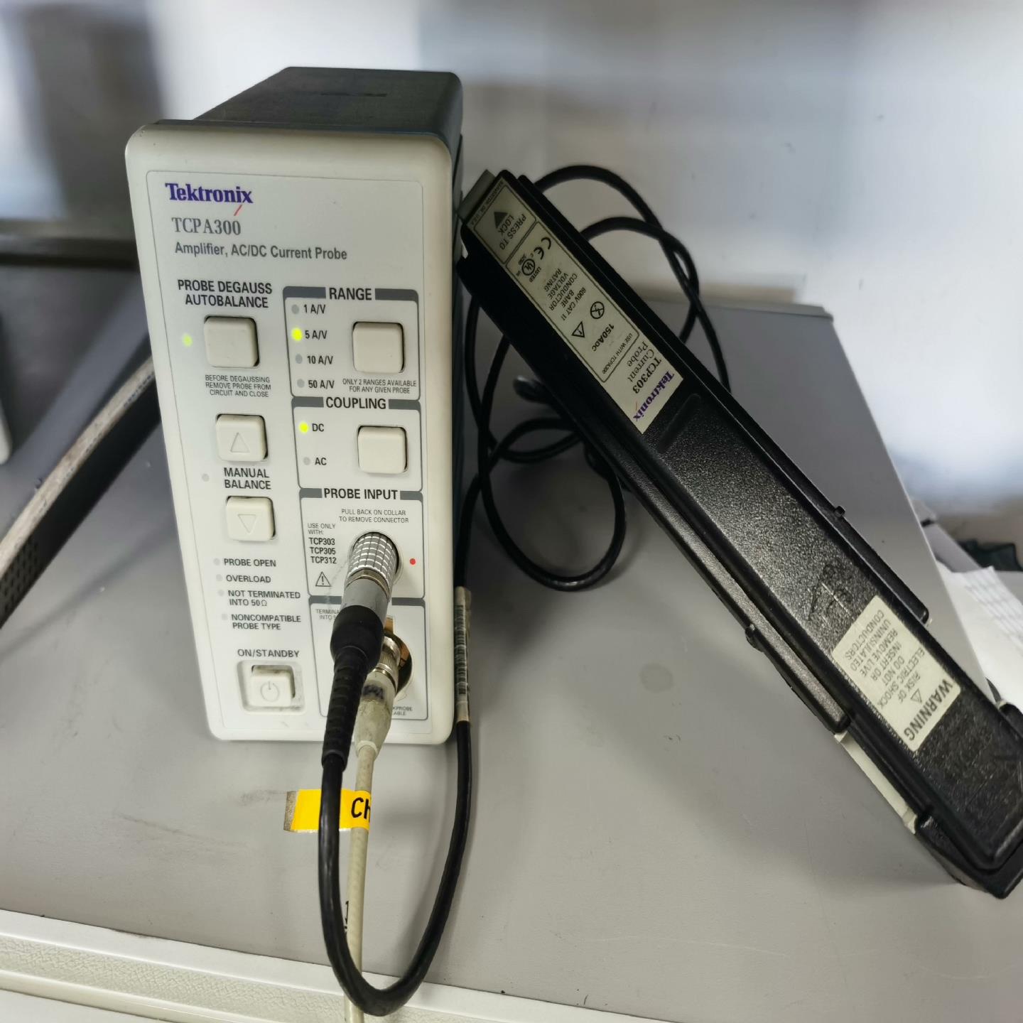 [德峰]泰克TCPA300电流放大器TCP303电流探头，功能正常，