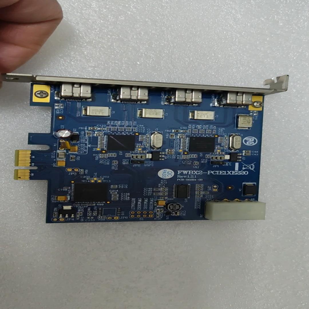 台湾IOI FWBX2-PCIE1XE220图像4路采集卡，