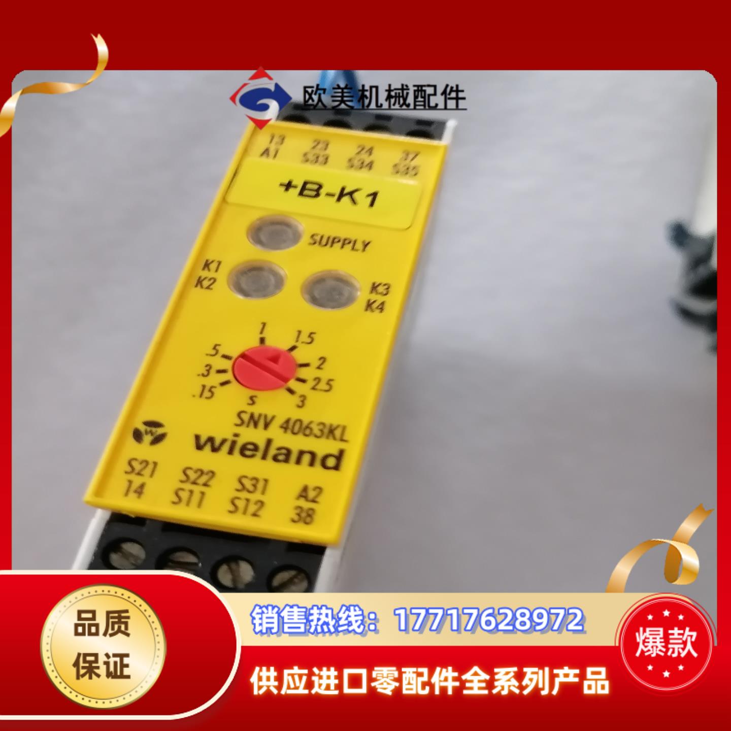 Wieland安全继电器SNV 4063KL-A R1.18议价