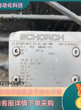 现货德国SCHORCH电机KA7288S-BB01Z-352 I