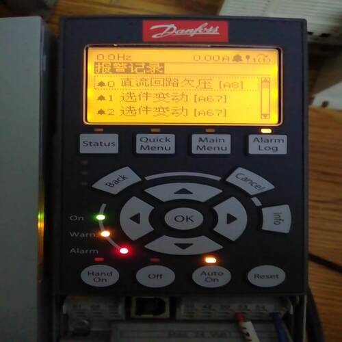 议~LCP102丹佛斯变频器面板130B1107成色不错正常使用