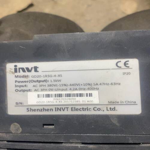 （设备配件）英威腾变频器 gd20-1r5g-4-xs  1.5kw