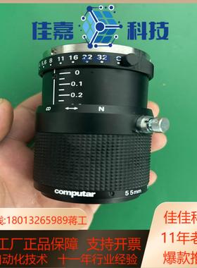 computar 55MM 500万工业视觉镜头，实物照