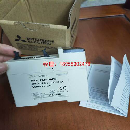 三菱plc.FX2N-10PG包装配件齐全的可冲新的。询价