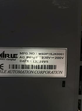 （设备配件）MSDP15JK0010  盟立 拆机伺服驱动器 质量包好！