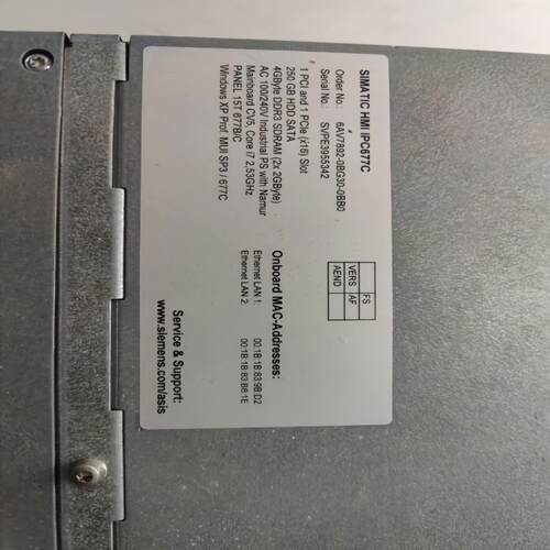 [德峰]IPC677C 6AV7892-0BG30-0BB0 西门子