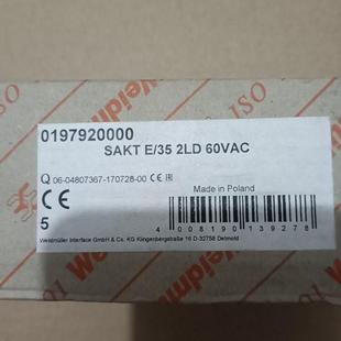 2LD 魏德米勒测试端子 60VAC SAKT