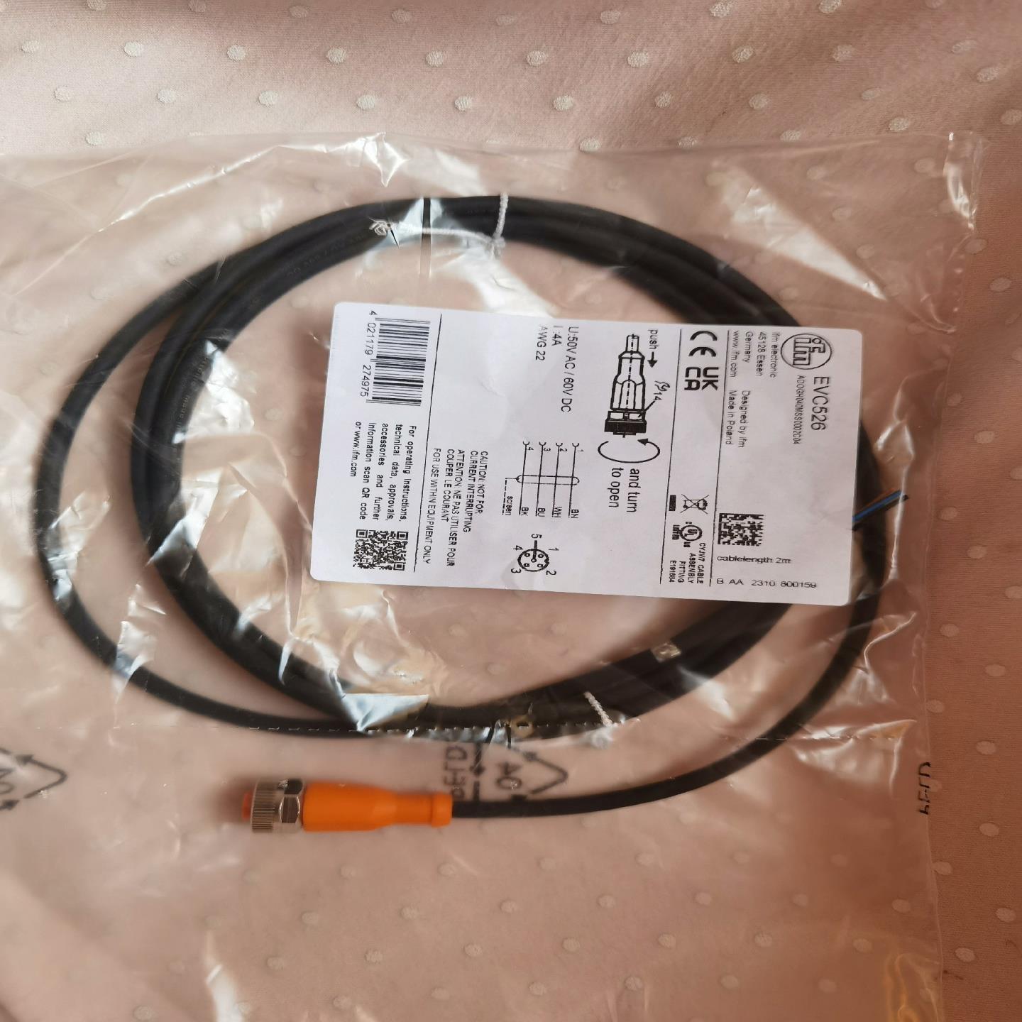 易福门电缆线EVC526