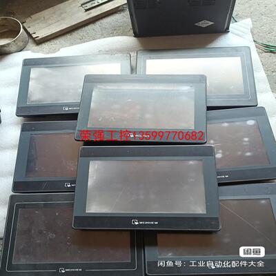 【荣强工控】威纶tk6100i 拆机功能正常，成色如图，有意私聊。