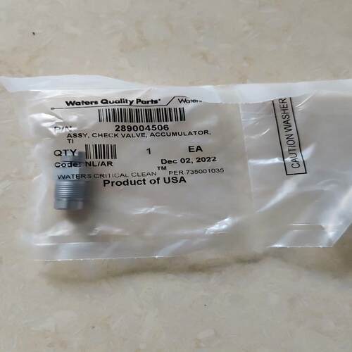 waters hclass，arc，bio，双球阀，ti材质