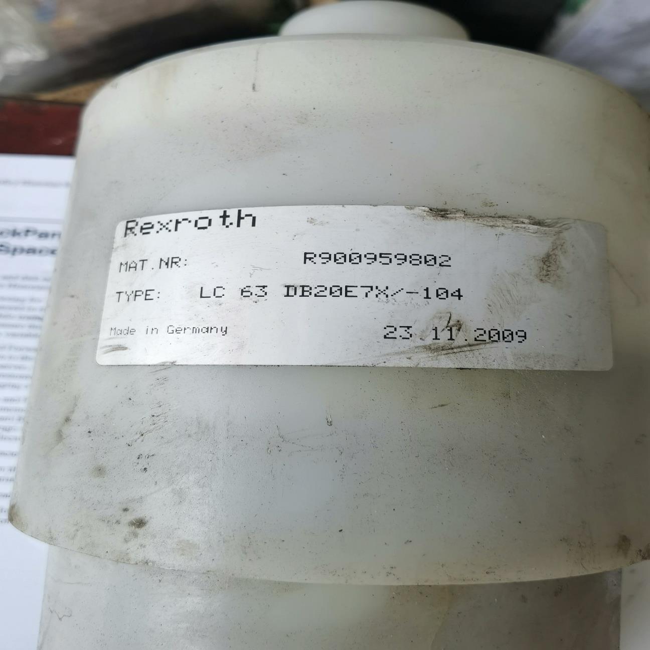 德国力士乐逻辑插装阀型号LC 63 DB20E7X-104