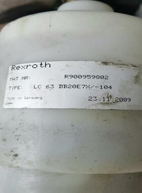 德国力士乐逻辑插装阀型号LC 63 DB20E7X-104