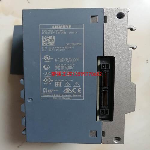 【荣强工控】6GK5 408-0PA00拆机二手西门子工业交换机模块pl