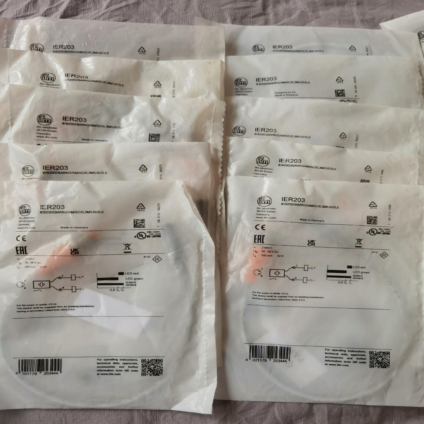 现货易福门IER200 IER203 IFR200 IFR202