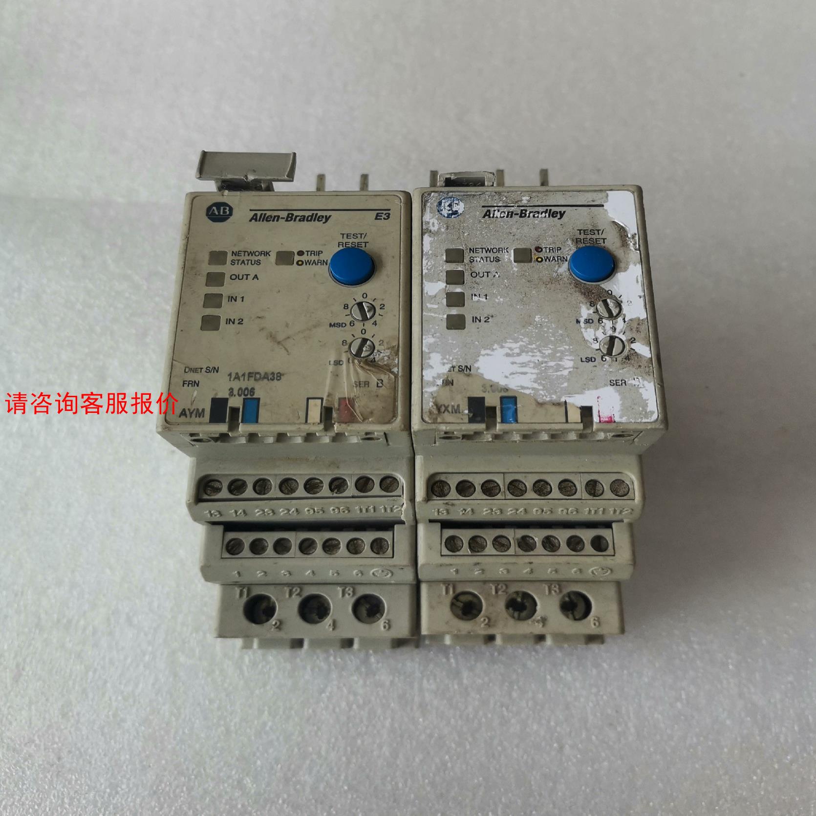 AB罗克韦尔193-EC1CB热过载继电器193-EC1PB