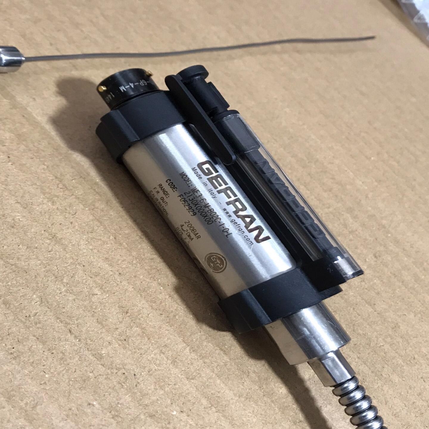 GEFRAN意大利（杰弗伦）压力传感器WE3-6-M-B02