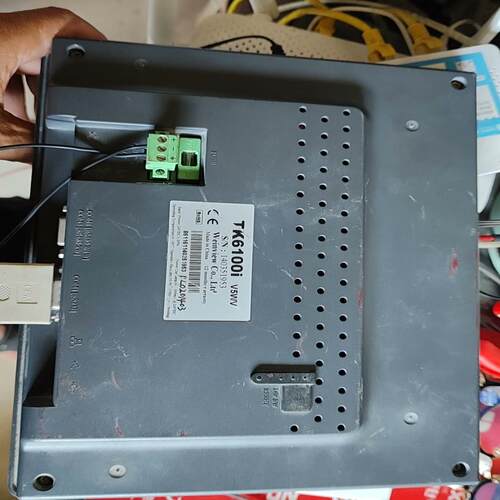 （设备配件）威纶通触模屏10寸TK6100i v5wv  拆机一个测试过