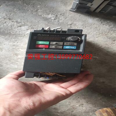 【荣强工控】台达变频器750W单相输入VFD007EL21W，二手包好，