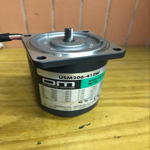 东方电机USM206-412W带阻尼刹调速电机 可配2GN 拆机 议价