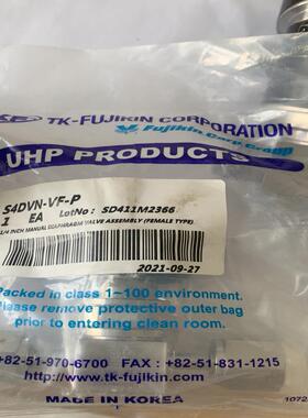 TK-FUJIKIN隔膜阀316L/SD41M0910011