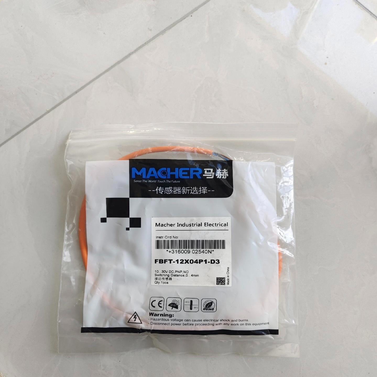 马赫传感器FBFT-12X04P1-D3，全新