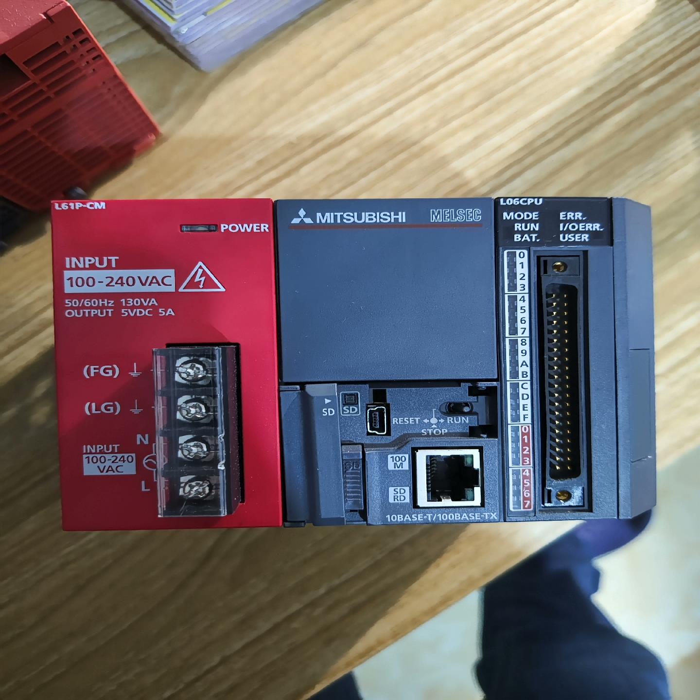 Mitsubishi/三菱L06CPU-CM，功能正常成色漂