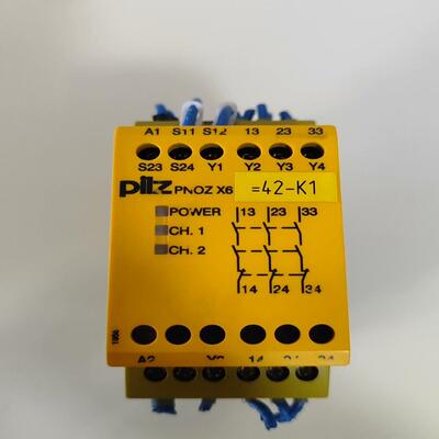 [德峰]Pilz皮尔兹安全继电器PNOZX6