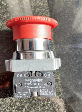 急停按钮XB2BT42C，1常闭触点