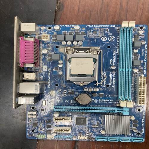[德峰]拆机-h61m-ds2 r2主板，带5-3470c