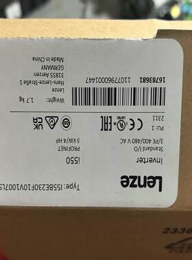 伦茨I550变频器  I55BE230    3KW/4KW