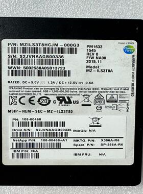 X356A-R6/108-00468(3.8TB)