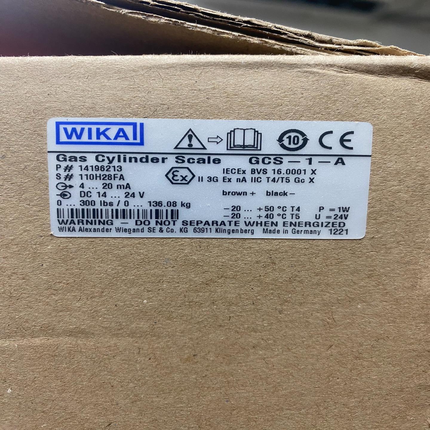 威卡 钢瓶秤 GCS-1-A