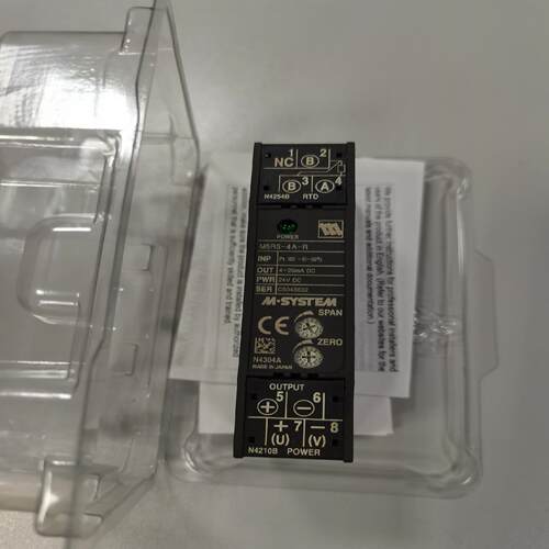 全新爱模温度变送器M5RS-4A-R，-10～50℃，两