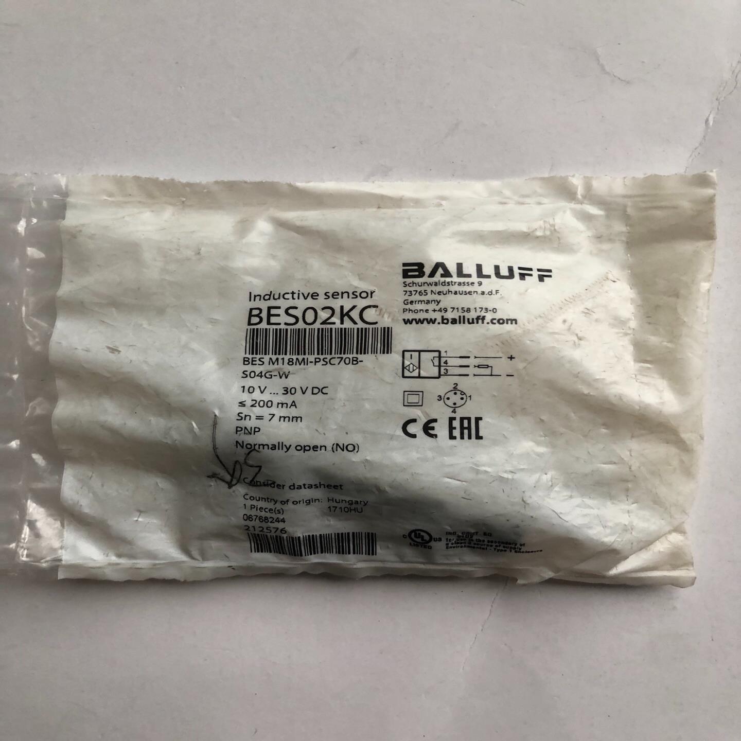 巴鲁夫传感器BES02KC BES M18MI-PSC70B