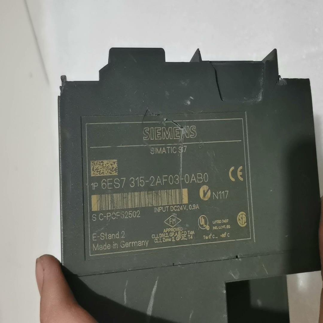 （设备配件）西门子315-2AF03-0AB0外观破损，功能正常