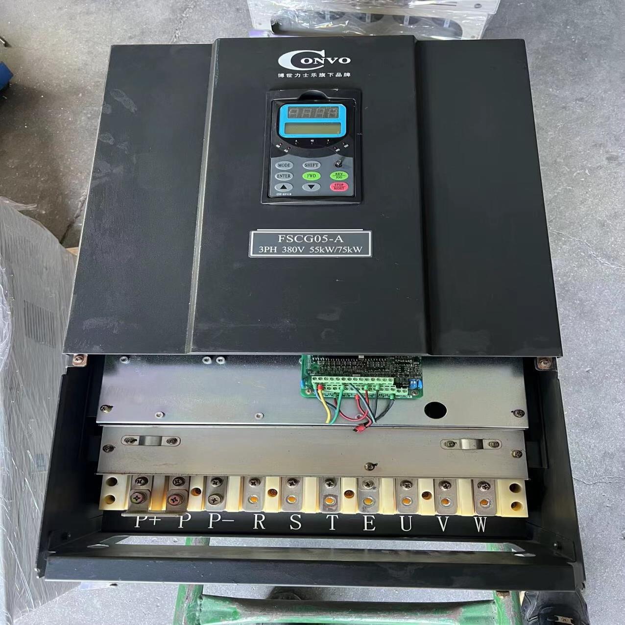 拆机变频器55/75KW，缺下盖