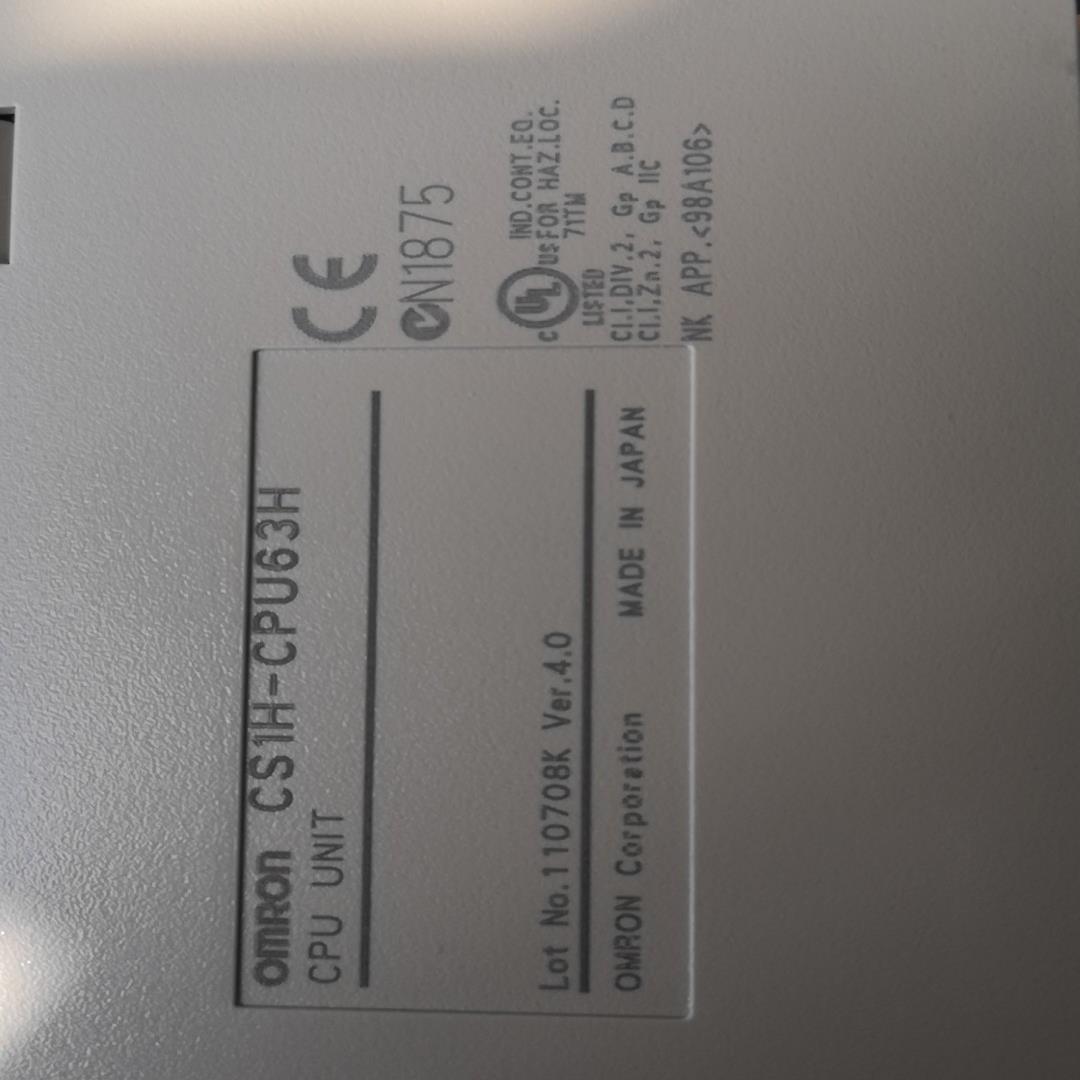 {雅致机械商行}omron模块CS1H-CPU63H
