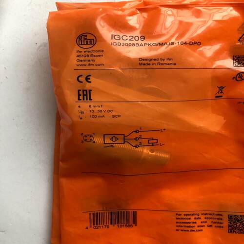 全新原装德国IFM易福门IGC209电感式接近开关传感器IG