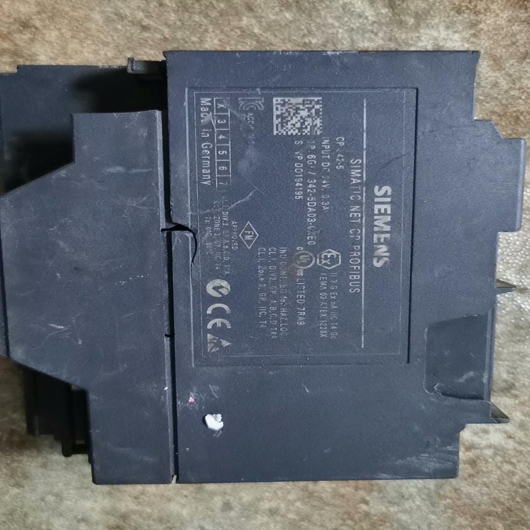 （设备配件）西门子342-5DA03，功能包好已测试。外壳破损